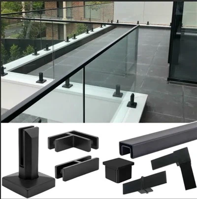 Tempered Glass Deck Railing
